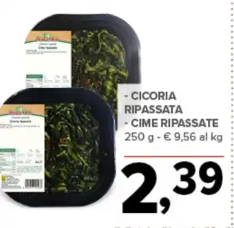 Todis - cicoria ripassata - cime ripassate offerta