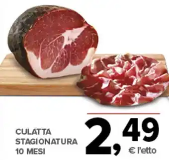 Todis Culatta stagionatura 10 mesi offerta