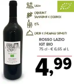 Todis Rosso lazio igt bio offerta