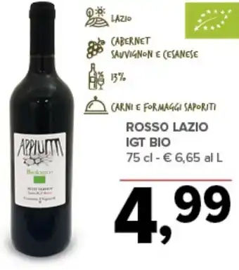 Todis Rosso lazio igt bio offerta