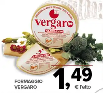 Todis Formaggio vergaro offerta