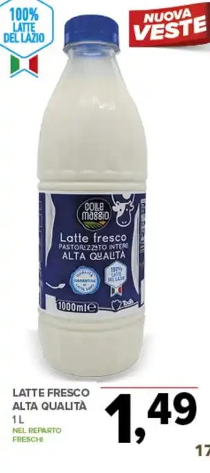 Todis Latte fresco alta qualità offerta