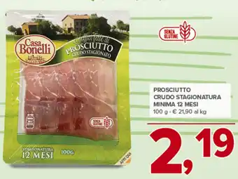 Todis Prosciutto crudo stagionatura minima 12 mesi offerta