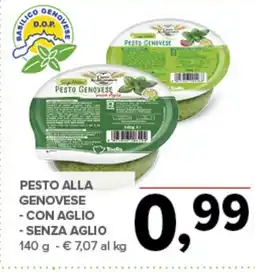 Todis Pesto alla genovese - con aglio - senza aglio offerta