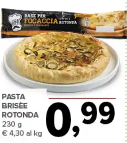 Todis Pasta brisèe rotonda offerta