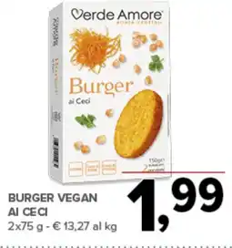 Todis Burger vegan ai ceci offerta