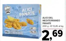 Todis Alici del mediterraneo panate offerta