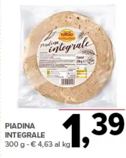 Todis Piadina integrale offerta