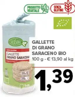 Todis Gallette di grano saraceno bio offerta