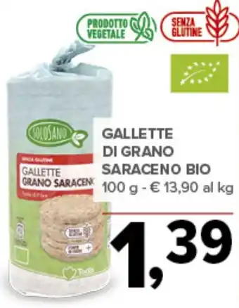 Todis Gallette di grano saraceno bio offerta