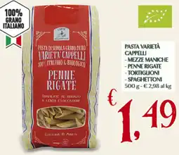 Todis Pasta varietà cappelli offerta