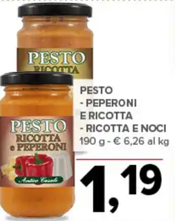 Todis Pesto peperoni e ricotta offerta