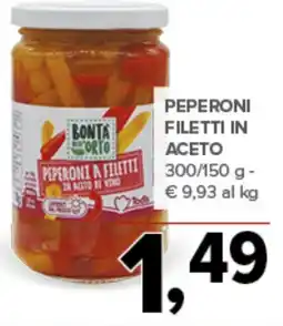 Todis Peperoni filetti in aceto offerta