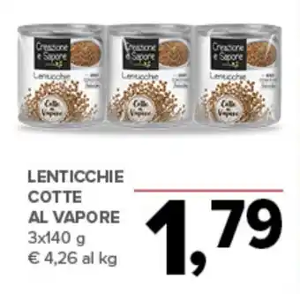 Todis Lenticchie cotte al vapore offerta