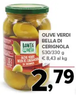 Todis Olive verdi bella di cerignola BONTA ORTO offerta