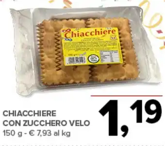 Todis Chiacchiere con zucchero velo offerta