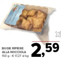 Todis Bugie ripiene alla nocciola offerta