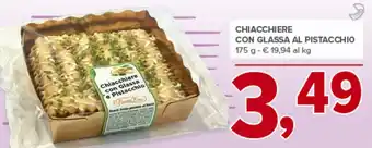 Todis Chiacchiere con glassa al pistacchio offerta