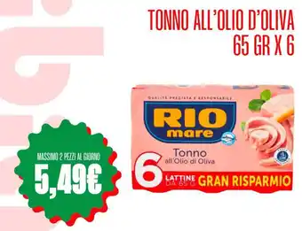 Vibian RIO MARE Tonno all'olio d'oliva offerta