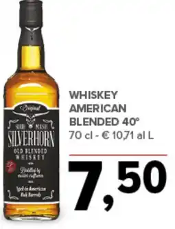 Todis Whiskey american blended 40° offerta