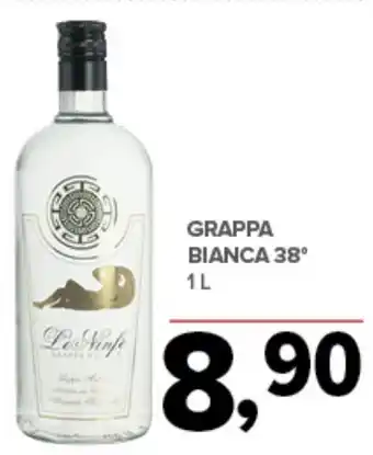 Todis Grappa bianca 38° offerta