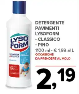 Todis Detergente pavimenti LYSOFORM offerta