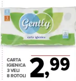 Todis Carta igienica GENTLY offerta