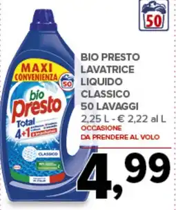 Todis Bio presto lavatrice liquido classico offerta