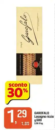 Famila Superstore GAROFALO Lasagna riccia offerta