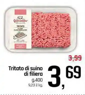 Famila Superstore Tritato di suino di filiera offerta