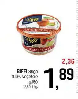 Famila Superstore BIFFI Sugo 100% vegetale offerta