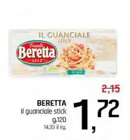 Famila Superstore BERETTA il guanciale stick offerta