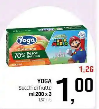 Famila Superstore YOGA Succhi di frutta offerta