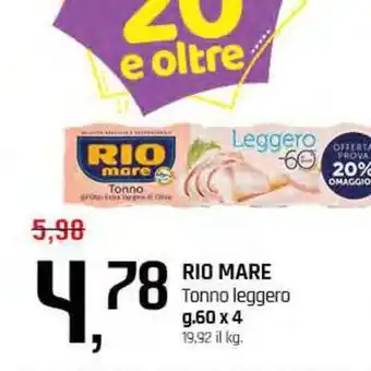 Famila Superstore RIO MARE Tonno leggero offerta