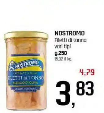 Famila Superstore NOSTROMO Filetti di tonno offerta