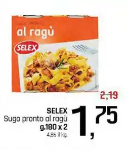 Famila Superstore SELEX Sugo pronto al ragù offerta