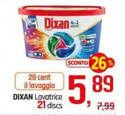 Famila Superstore DIXAN Lavatrice 21 discs offerta