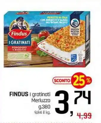 Famila Superstore FINDUS I gratinati Merluzzo offerta