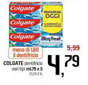 Famila Superstore COLGATE dentifricio offerta