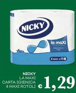 Pilato NICKY La maxi carta igienica offerta