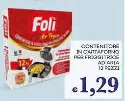 Pilato Contenitore in cartaforno per friggitrice ad aria FOLI offerta