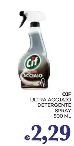 Pilato CIF Ultra acciaio detergente spray offerta