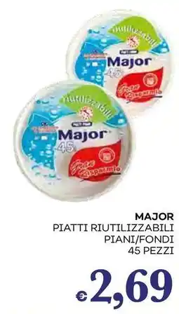 Pilato MAJOR Piatti riutilizzabili piani/fondi offerta