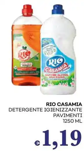 Pilato RIO CASAMIA Detergente igienizzante pavimenti offerta