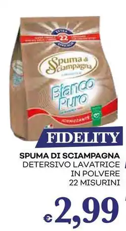 Pilato SPUMA DI SCIAMPAGNA detersivo lavatrice in polvere offerta