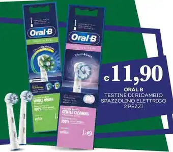 Pilato ORAL B Testine di ricambio spazzolino elettrico offerta