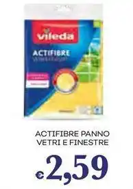 Pilato Actifibre panno vetri e finestre VILEDA offerta