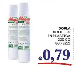 Pilato DOPLA Bicchieri in plastica offerta