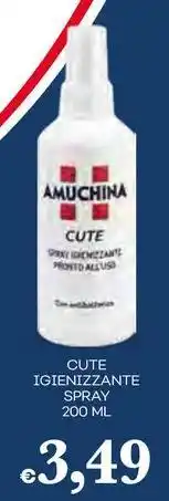 Pilato AMUCHINA Cute igienizzante spray offerta