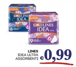 Pilato LINES Idea ultra assorbenti offerta